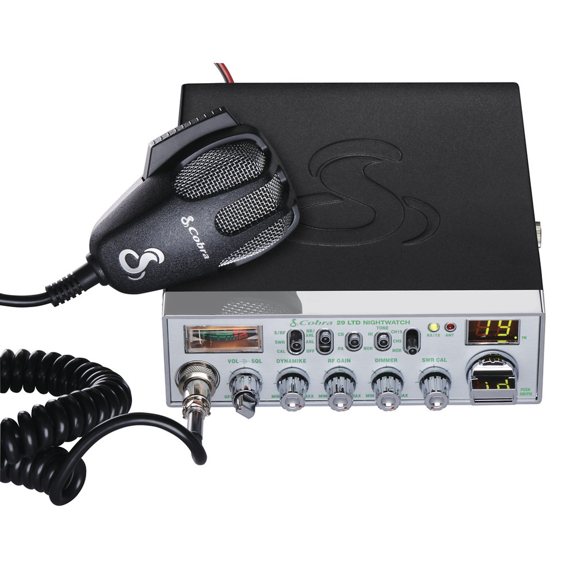 Cobra, 29 NW NIGHTWATCH CLASSIC CB RADIO AM/FM, Channels (qty.) 40 Model# CCBP29LTNW